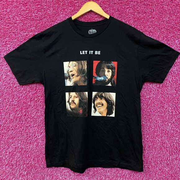The Beatles Let It Be Album Cover Art T-Shirt Large - Picture 1 of 4